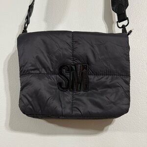 Steve Madden Black Quilted Crossbody Bag